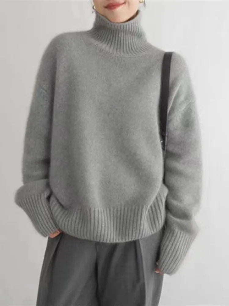 Lin - Cashmere Turtleneck-genser